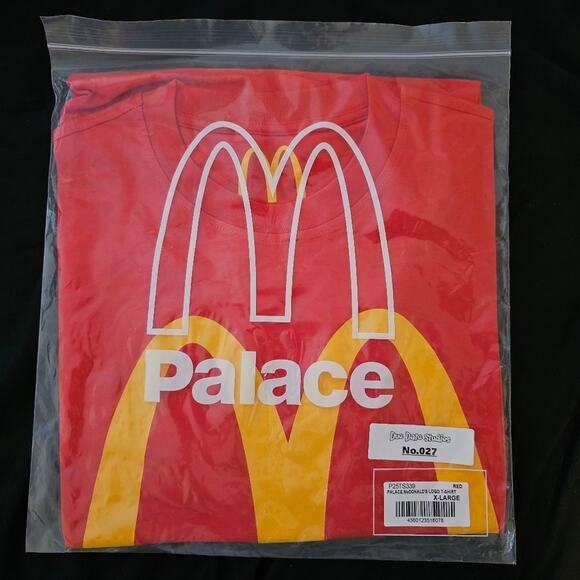 NWT Inside Bag Palace McDonald's Logo Red Tee XL - Picture 1 of 2